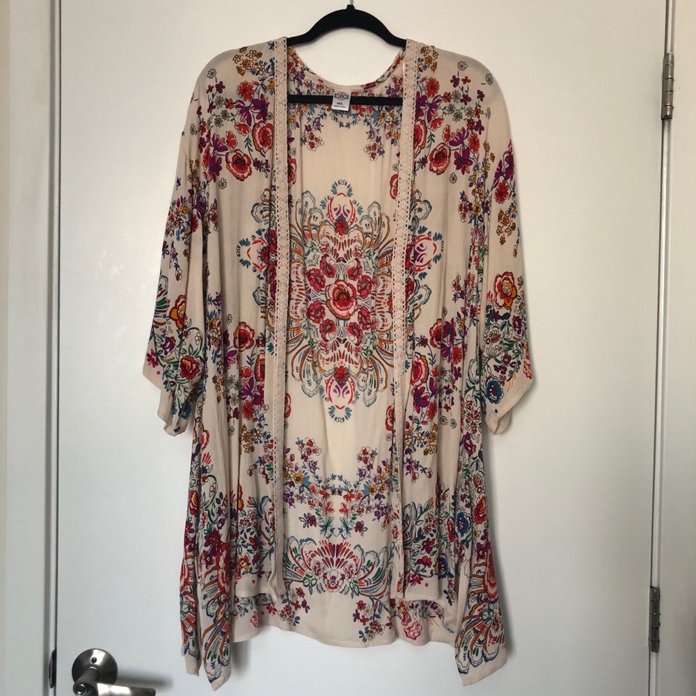 Bila Floral Kimono Cardigan
